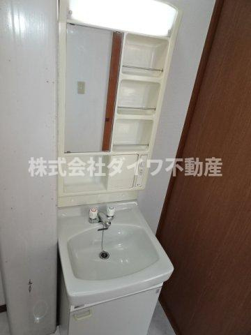 宇野ハイツの独立洗面台