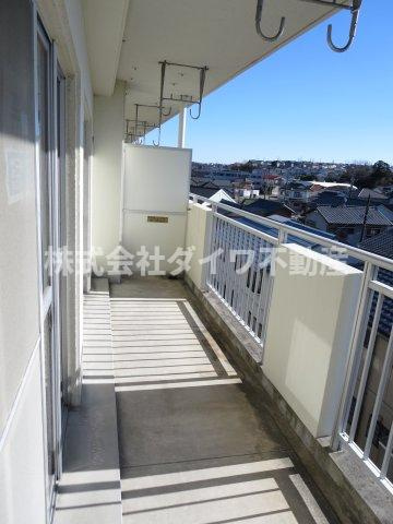 ツトムマンションのバルコニー