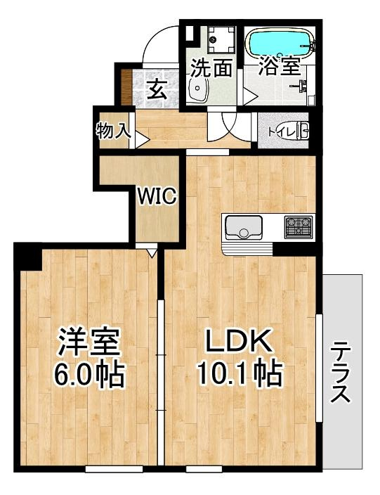 シャロン明石の間取り