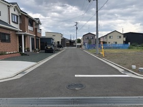 百軒巷エコタウン⑤の前面道路含む現地写真