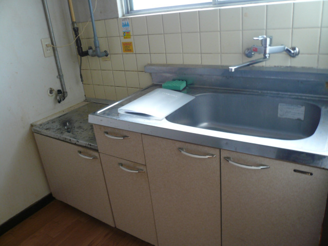 長谷コーポのキッチン|きれいなキッチンです