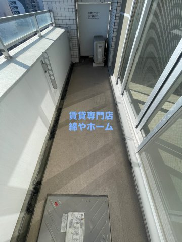 CITY　SPIRE幸町のバルコニー|外からの目が気にならないバルコニーで洗濯物が干せます