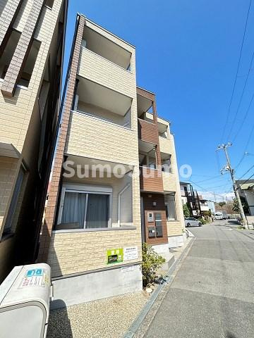 大阪市西淀川区歌島１丁目のアパートの外観