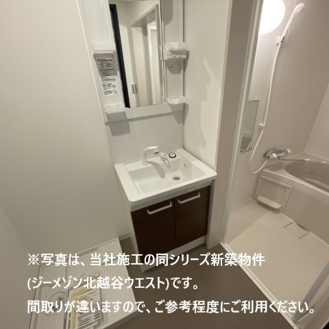 サンメゾン東岩槻の洗面所|同シリーズ内装