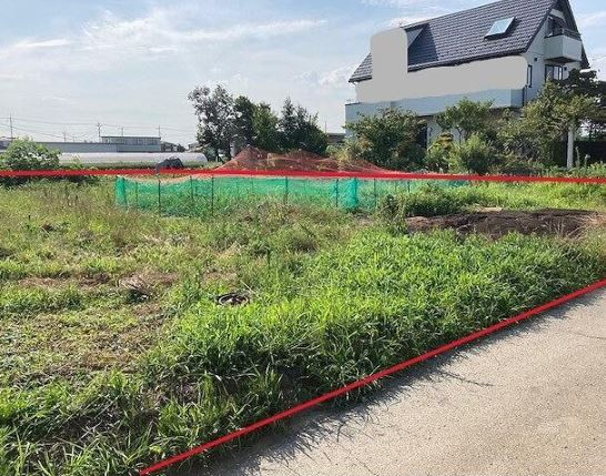 【土地】川越市古谷上売地の土地図