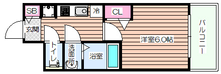 【間取り】 | プレサンス西九条シティベイ