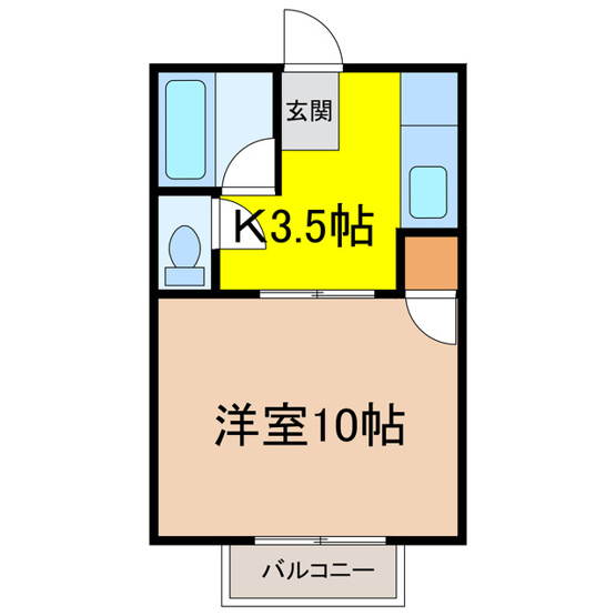 【間取り】 | ソシノハイツ
