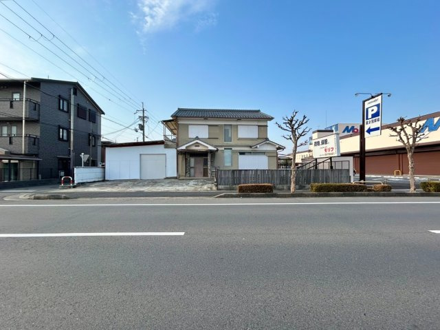 守山市焔魔堂町　建築条件無し売土地の前面道路含む現地写真