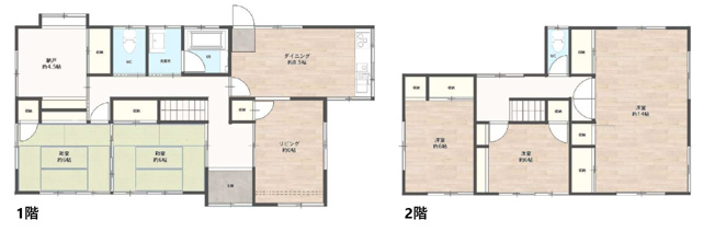 【間取り】 | 富士市天間　中古戸建て　全1棟