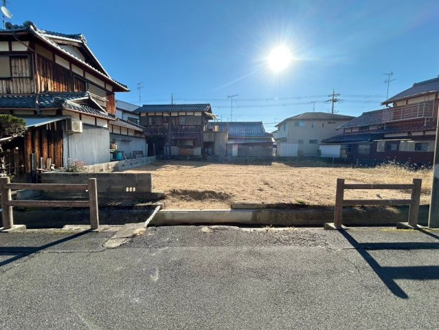 野洲市行畑2号地　建築条件無し売土地の外観