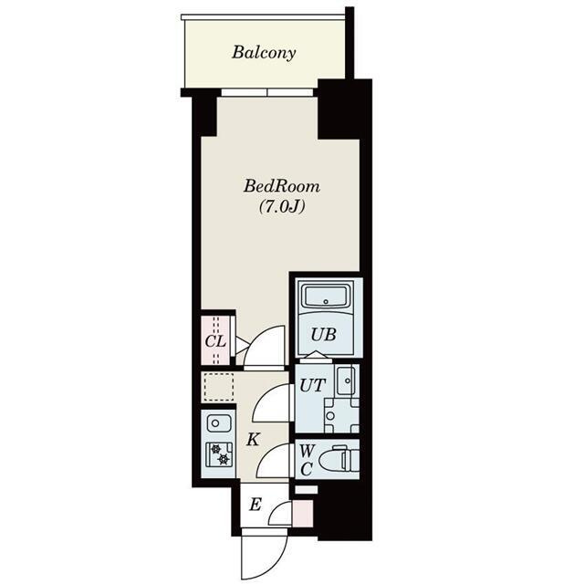 S-RESIDENCE難波大国町Unoの間取り