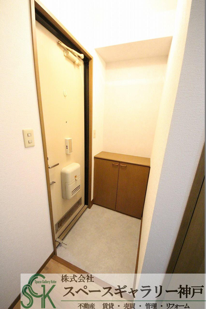 小坂ハイツの玄関