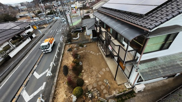【その他】 | 上山口　中古戸建 | （ドローン撮影）庭の広さが伝わってきます。