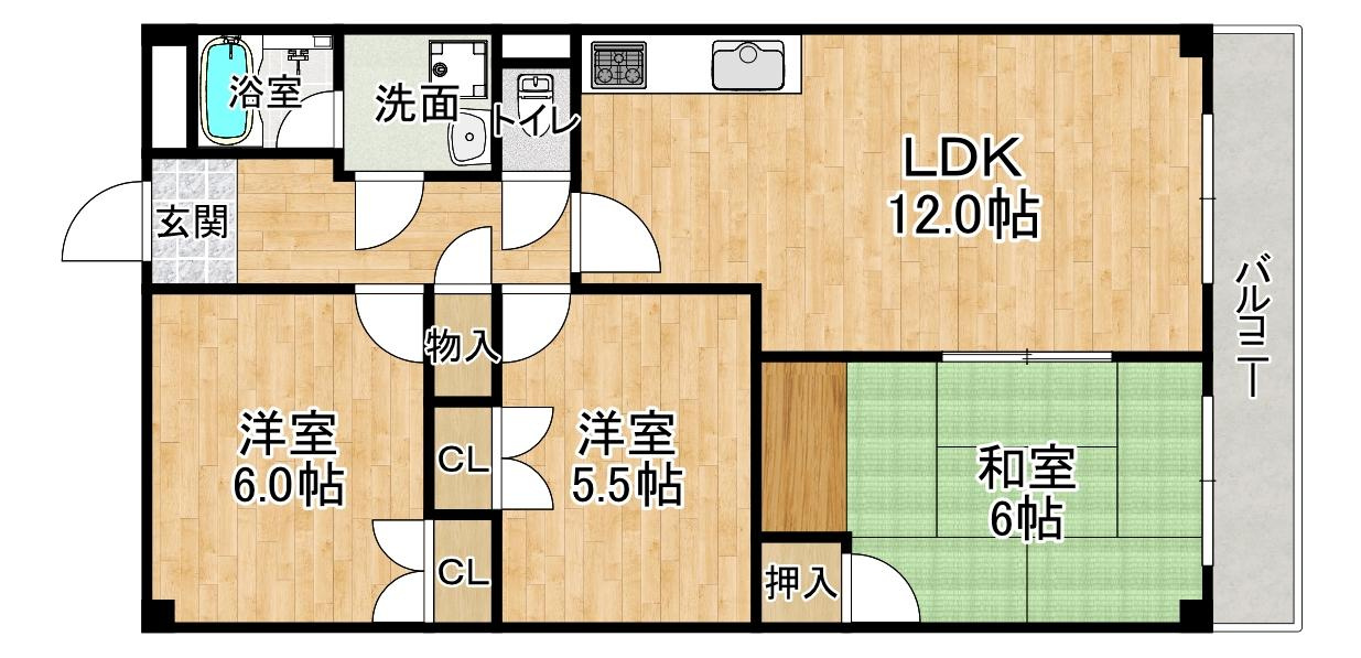 シャルマンローズの間取り