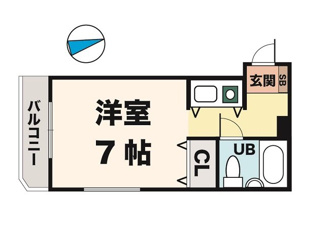 【間取り】 | ジュネス福田