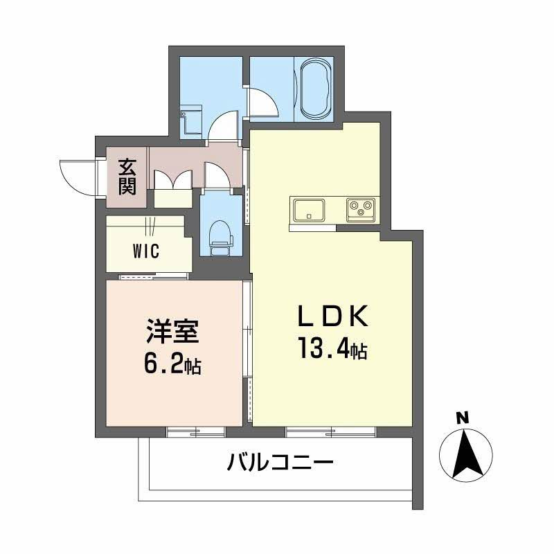 ベレオ クレマティスの間取り