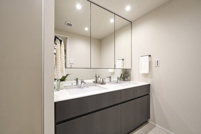 ワールドシティタワーズ・アクアタワーの独立洗面台