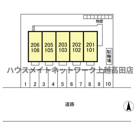 ベリーズの区画図|配置図