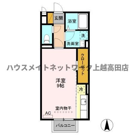 ベリーズの間取り|間取図
