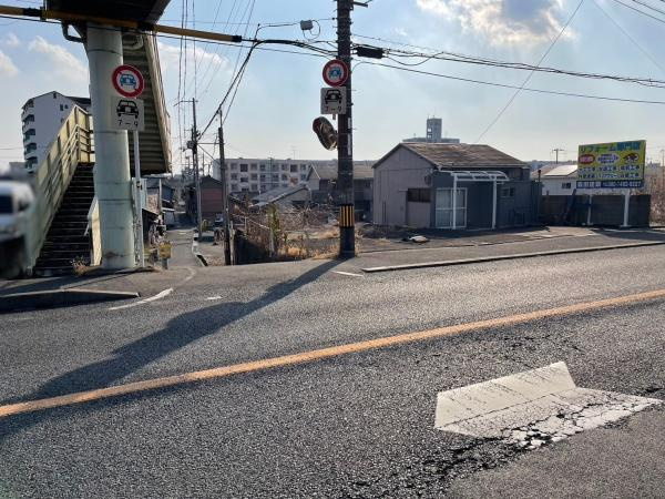 和歌山市中之島　土地の前面道路含む現地写真