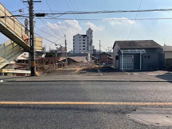和歌山市中之島　土地の前面道路含む現地写真