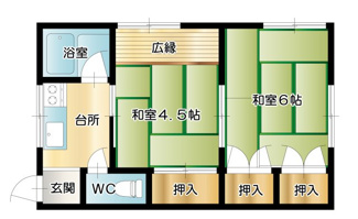 【間取り】 | 木村ハイツ