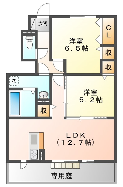 ブランシュールの間取り