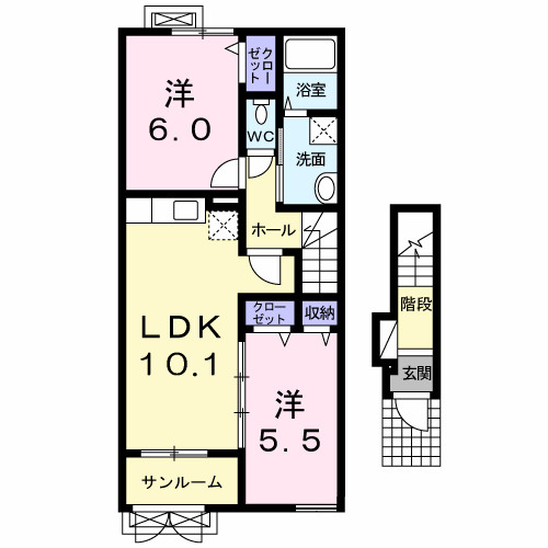 クヴェレの間取り|間取図