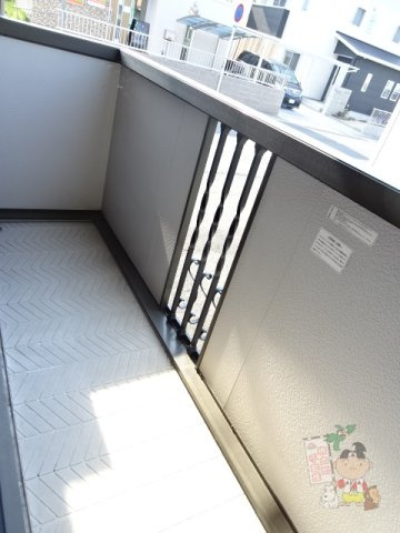 第５関ニューバリヤのバルコニー