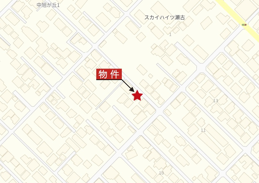 鈴鹿市中旭が丘1丁目の地図|詳細Map