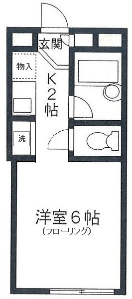モンテローザ日吉の間取り
