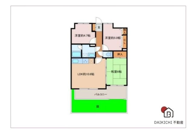 【間取り】 | ライオンズマンション桶川