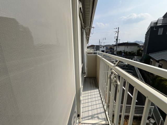 サンライフ森の西Ｂ棟のバルコニー