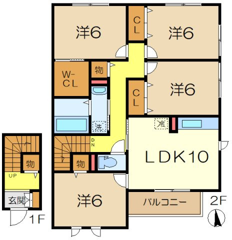 【間取り】 | グランソル.