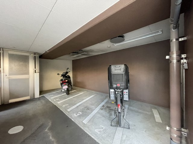 アルファステイツ本原のその他共用部分|駐輪場を撮影したものです。