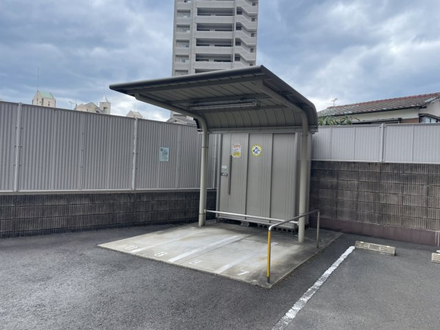 アルファステイツ本原のその他共用部分|駐輪場を撮影したものです。