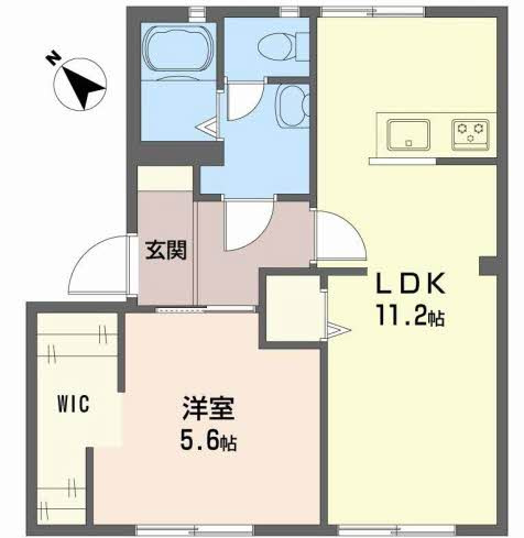 坂の久保ハイツE棟の間取り
