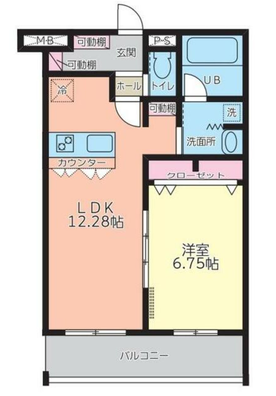 モンベールの間取り