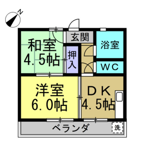 サンハイツの間取り