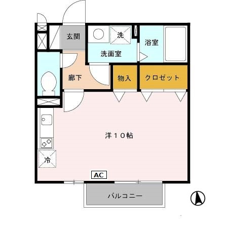フローラ山の下