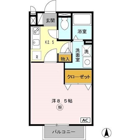 フローラ山の下