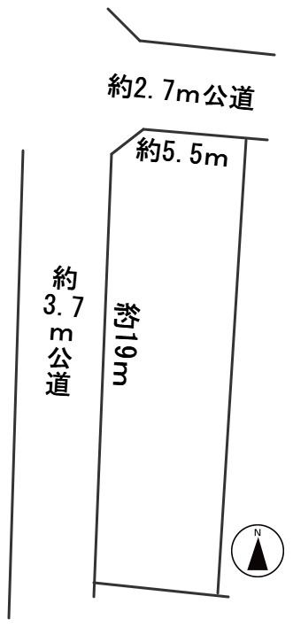 ６４２８６　本巣市早野土地の区画図