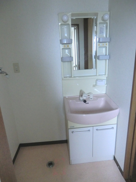 レジェンサンフラワーIの洗面所|忙しい朝には欠かせない洗面所です