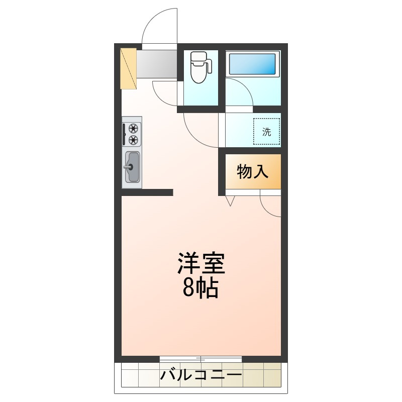クックデュオの間取り