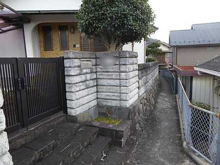 広島市安佐北区可部東1丁目　中古一戸建ての前面道路含む現地写真