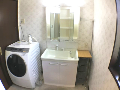 【独立洗面台】 | 柏原町大新屋中古住宅