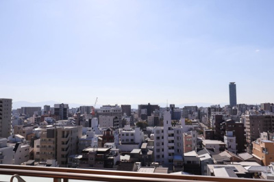 【展望】 | イニシア四天王寺夕陽丘 | 上層階ならではの眺望♪