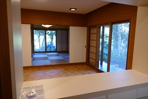 浮山温泉別荘地　戸建ての居間・リビング