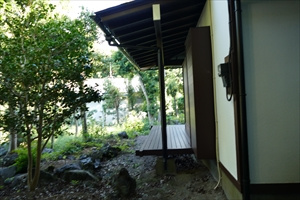 浮山温泉別荘地　戸建ての庭