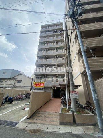 神戸市兵庫区福原町の賃貸マンションの外観|おしゃれな外観です